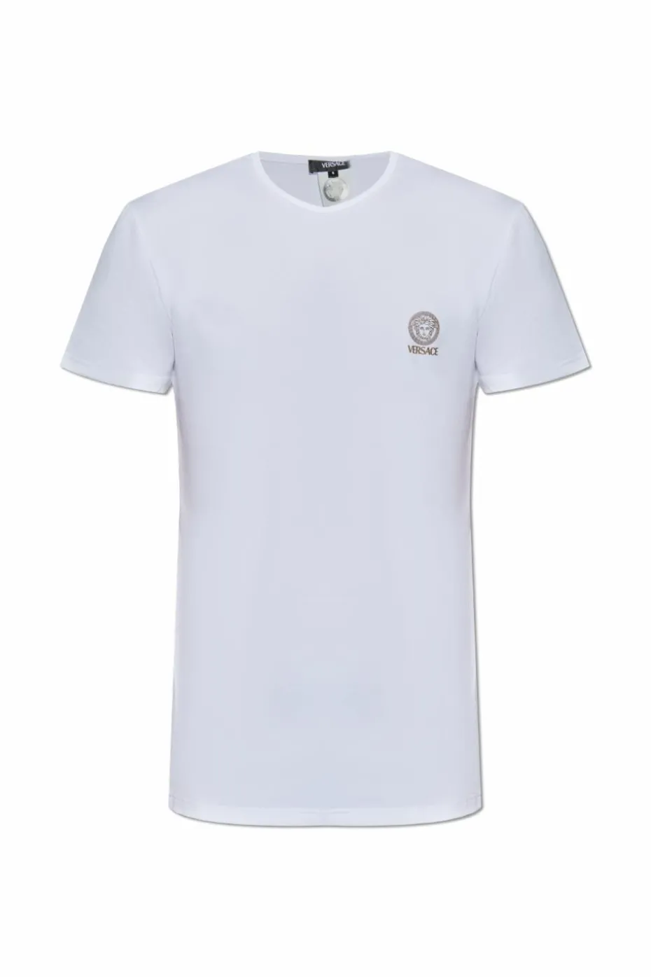 Versace BIAŁY T-shirt z logo