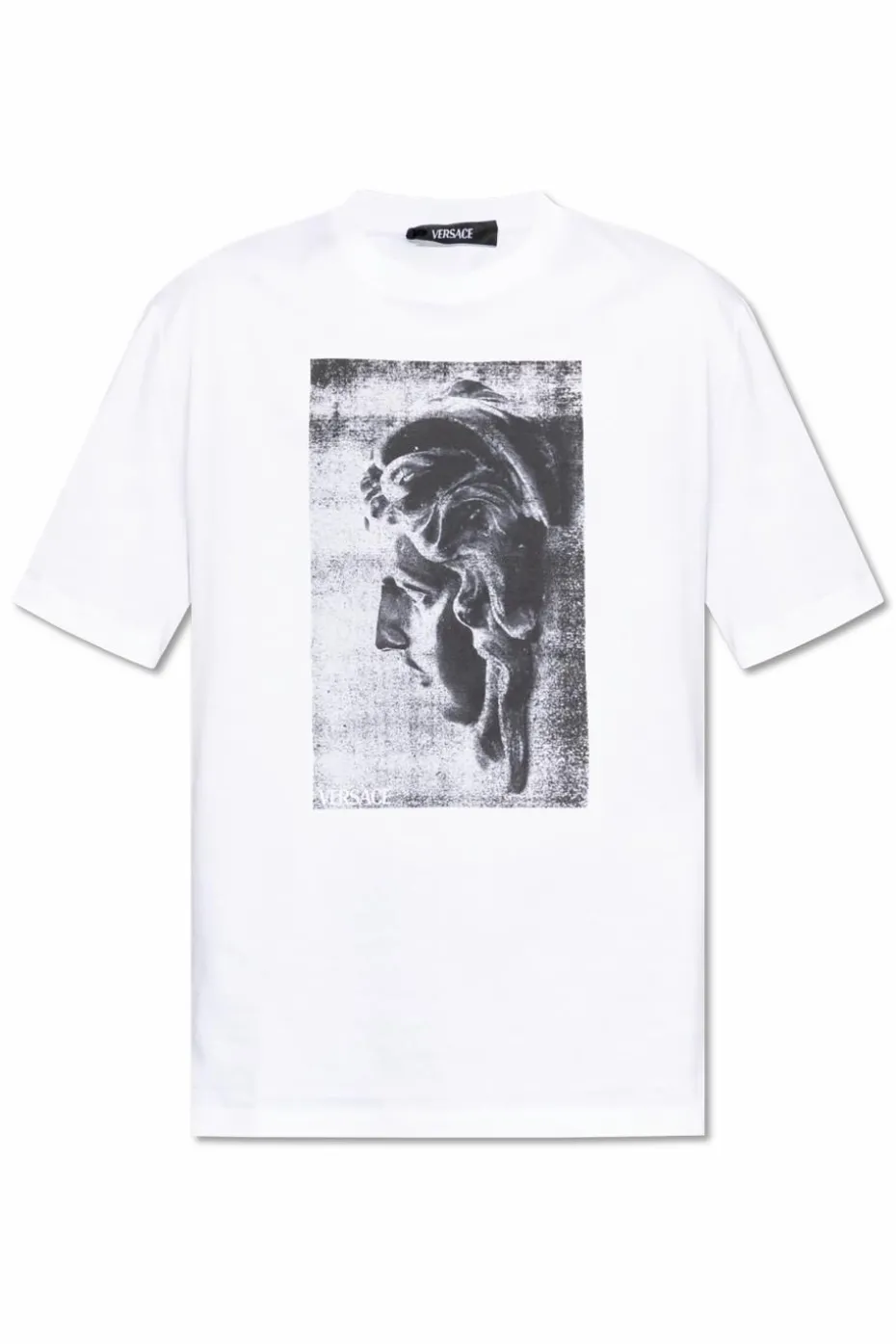 Versace BIAŁY T-shirt z nadrukiem