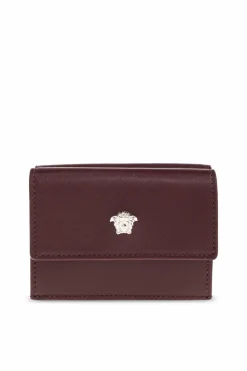Versace BORDO Skórzany portfel z głową Meduzy