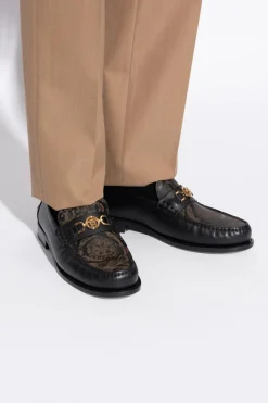 Versace BRĄZOWY Buty typu `loafers`