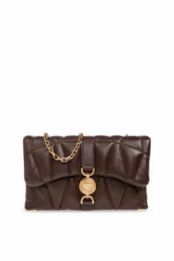 Versace BRĄZOWY Torba na ramię `Kleio Mini`