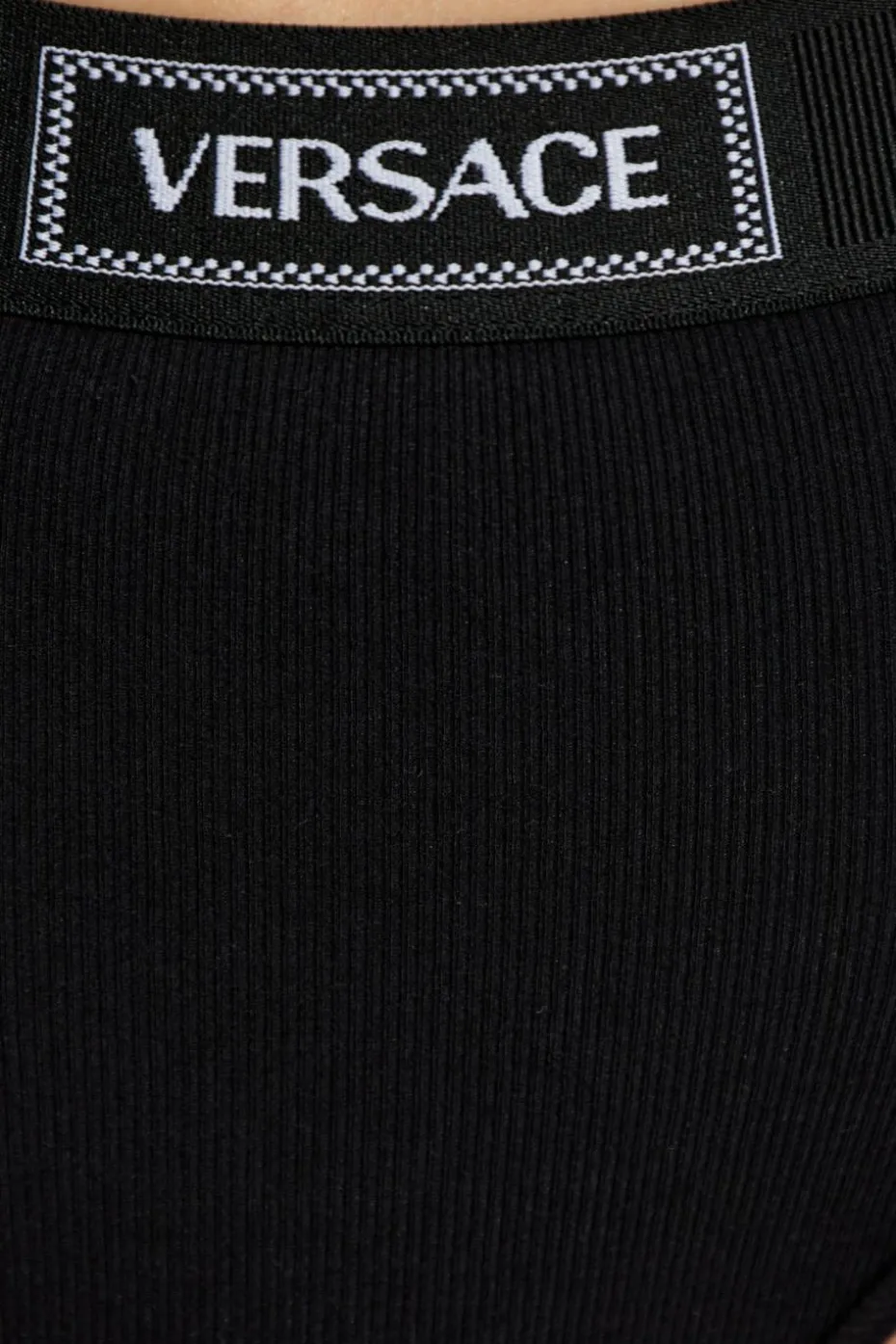 Versace CZARNY Bawełniane figi