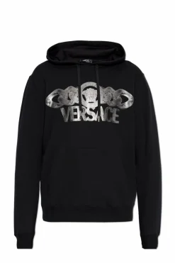 Versace CZARNY Bluza z logo