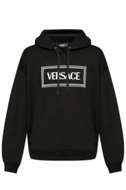 Versace CZARNY Bluza z logo