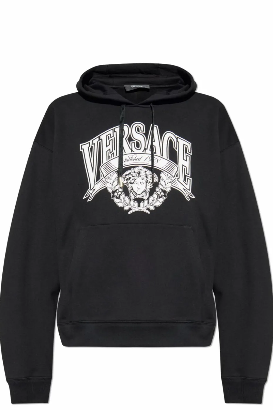 Versace CZARNY Bluza z nadrukiem