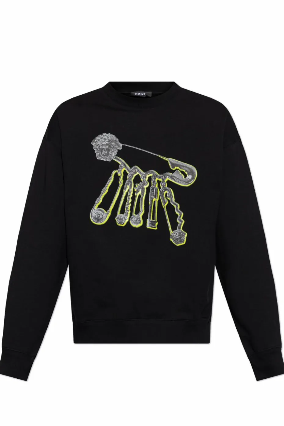 Versace CZARNY Bluza z nadrukiem