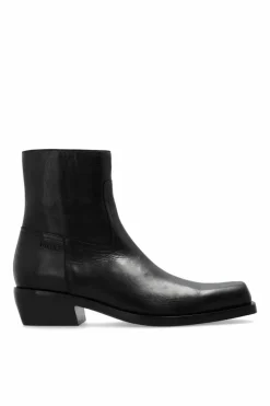 Versace CZARNY Botki na obcasie