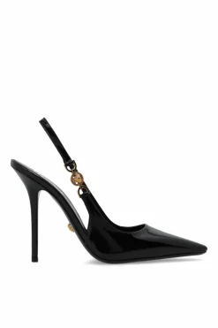 Versace CZARNY Buty na obcasie ‘Medusa’