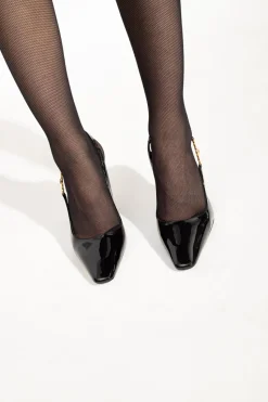 Versace CZARNY Buty na obcasie ‘Medusa’