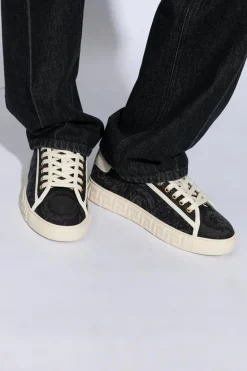 Versace CZARNY Buty sportowe ‘Barocco Greca’