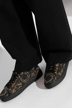 Versace CZARNY Buty sportowe z logo
