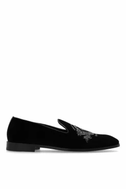 Versace CZARNY Buty typu ‘loafers’