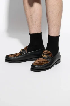 Versace CZARNY Buty typu `loafers`