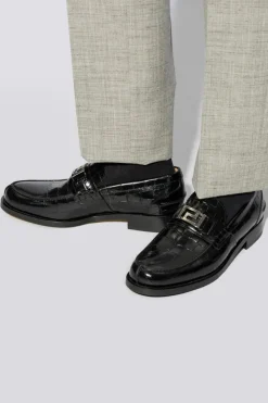 Versace CZARNY Buty typu `loafers`