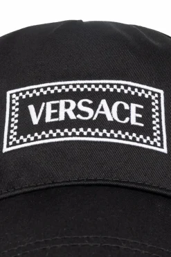 Versace CZARNY Czapka z daszkiem