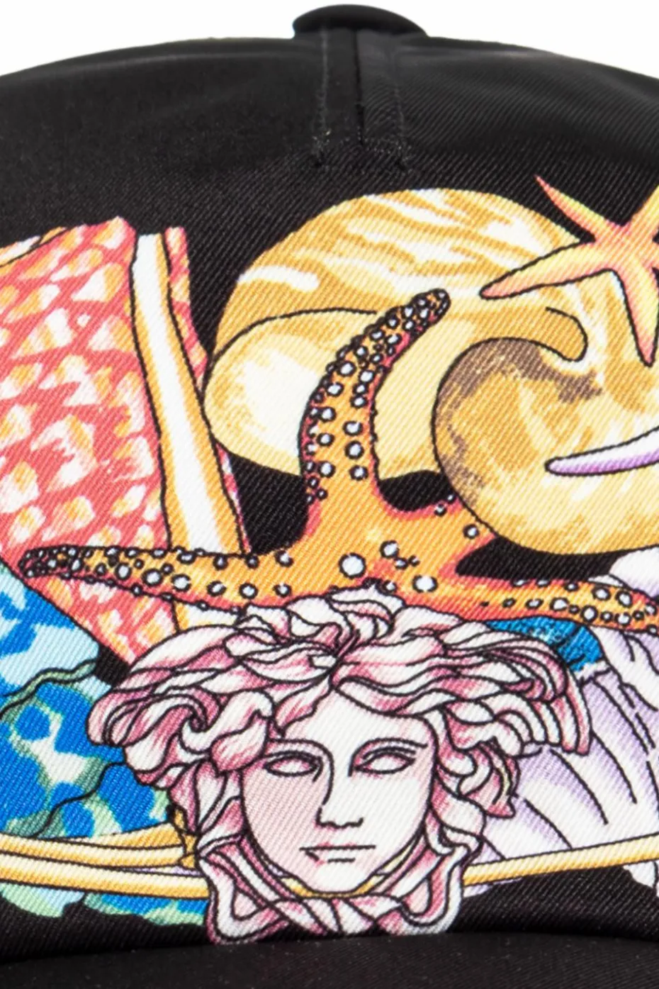 Versace CZARNY Czapka z daszkiem