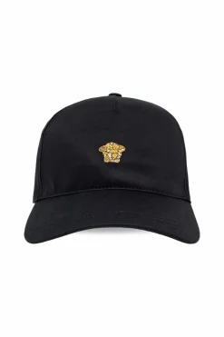 Versace CZARNY Czapka z daszkiem