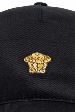 Versace CZARNY Czapka z daszkiem