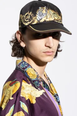 Versace CZARNY Czapka z daszkiem