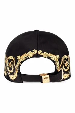 Versace CZARNY Czapka z daszkiem