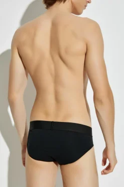 Versace CZARNY Dwupak bawełnianych slipów
