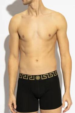 Versace CZARNY Dwupak bokserek