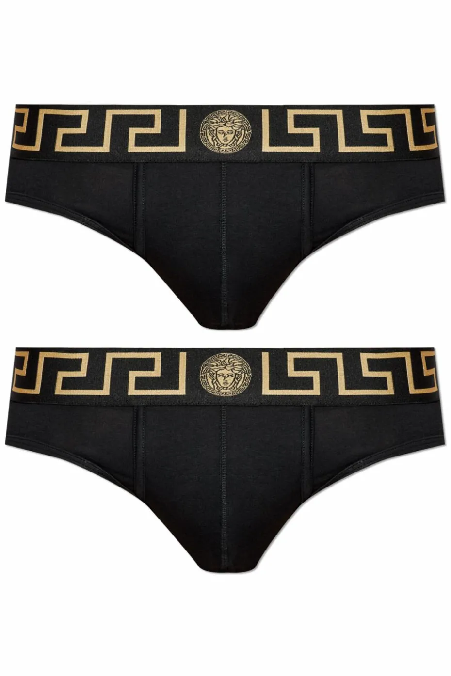 Versace CZARNY Dwupak slipów