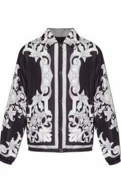 Versace CZARNY Dwustronna kurtka