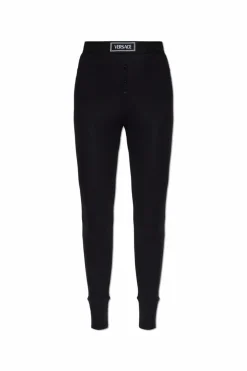 Versace CZARNY Legginsy bieliźniane