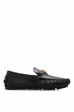 Versace CZARNY Mokasyny ‘La Medusa’