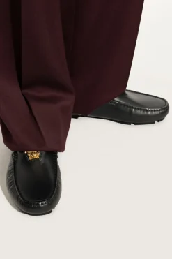 Versace CZARNY Mokasyny ‘La Medusa’