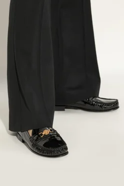 Versace CZARNY Skórzane buty