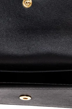 Versace CZARNY Skórzane etui na karty