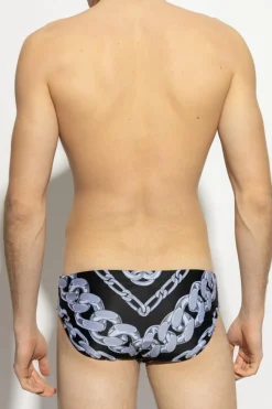 Versace CZARNY Slipy kąpielowe