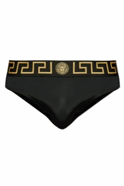 Versace CZARNY Slipy kąpielowe