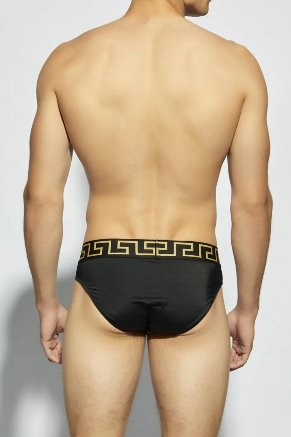 Versace CZARNY Slipy kąpielowe