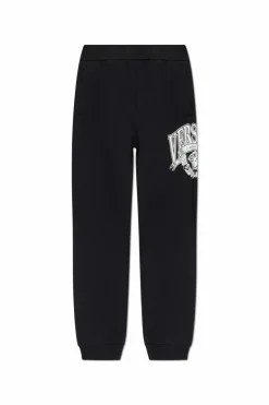 Versace CZARNY Spodnie dresowe
