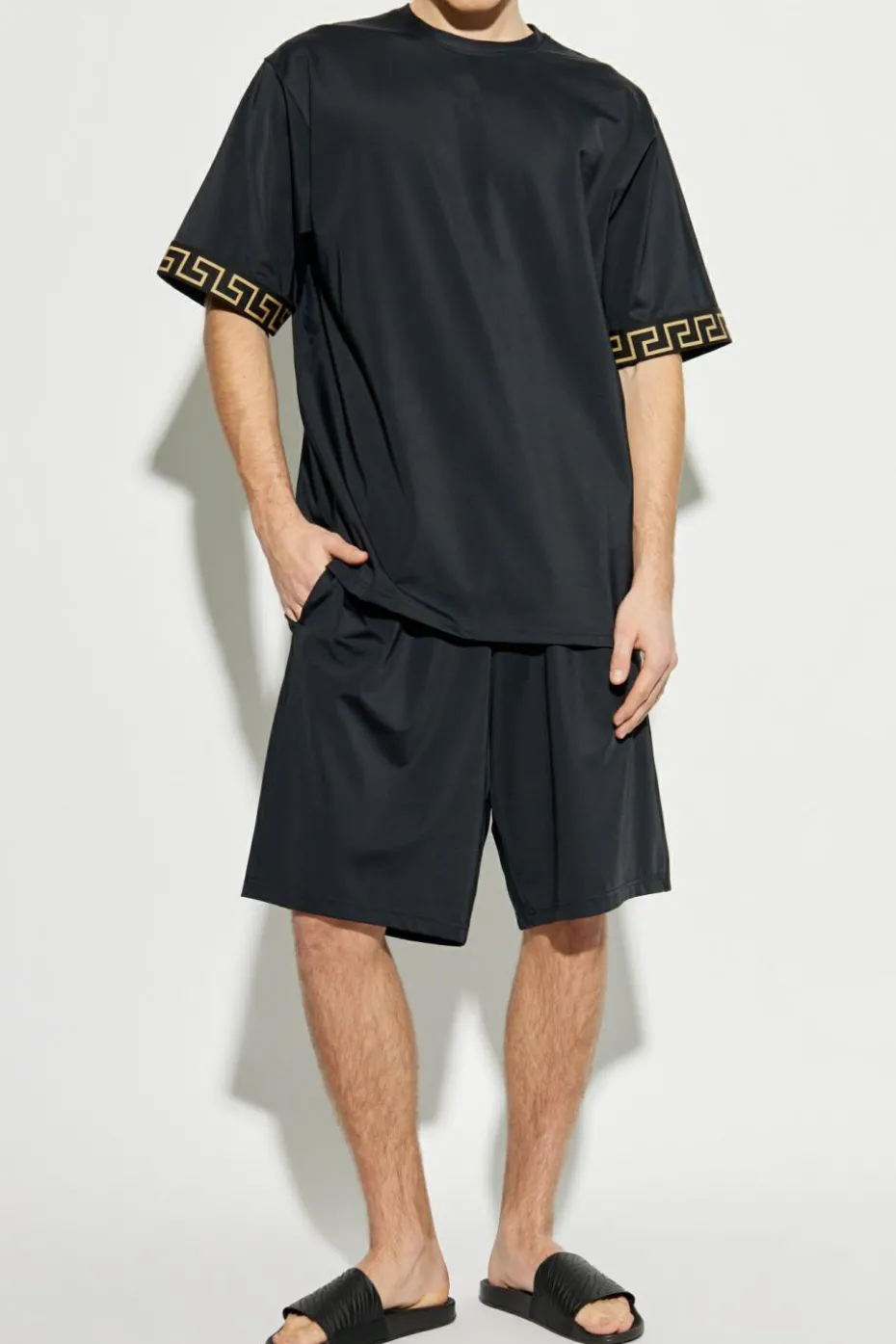 Versace CZARNY Szorty