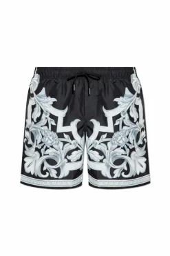 Versace CZARNY Szorty kąpielowe