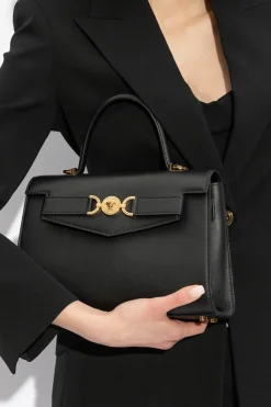 Versace CZARNY Torba do ręki ‘Medusa '95’