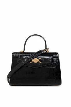 Versace CZARNY Torba do ręki ‘Medusa `95’