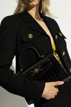 Versace CZARNY Torba do ręki ‘Medusa `95’