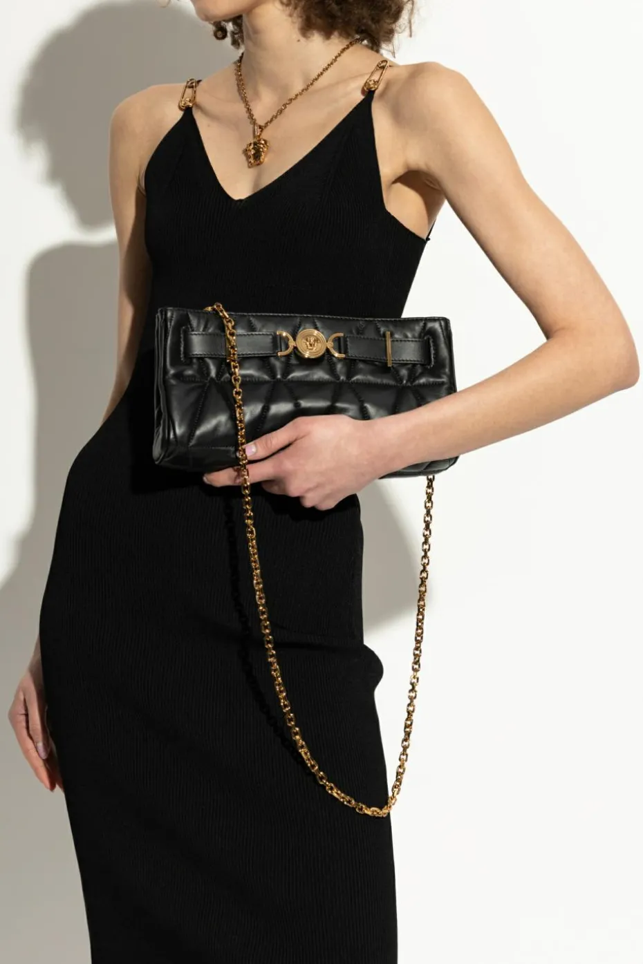 Versace CZARNY Torba na ramię `Medusa 95`