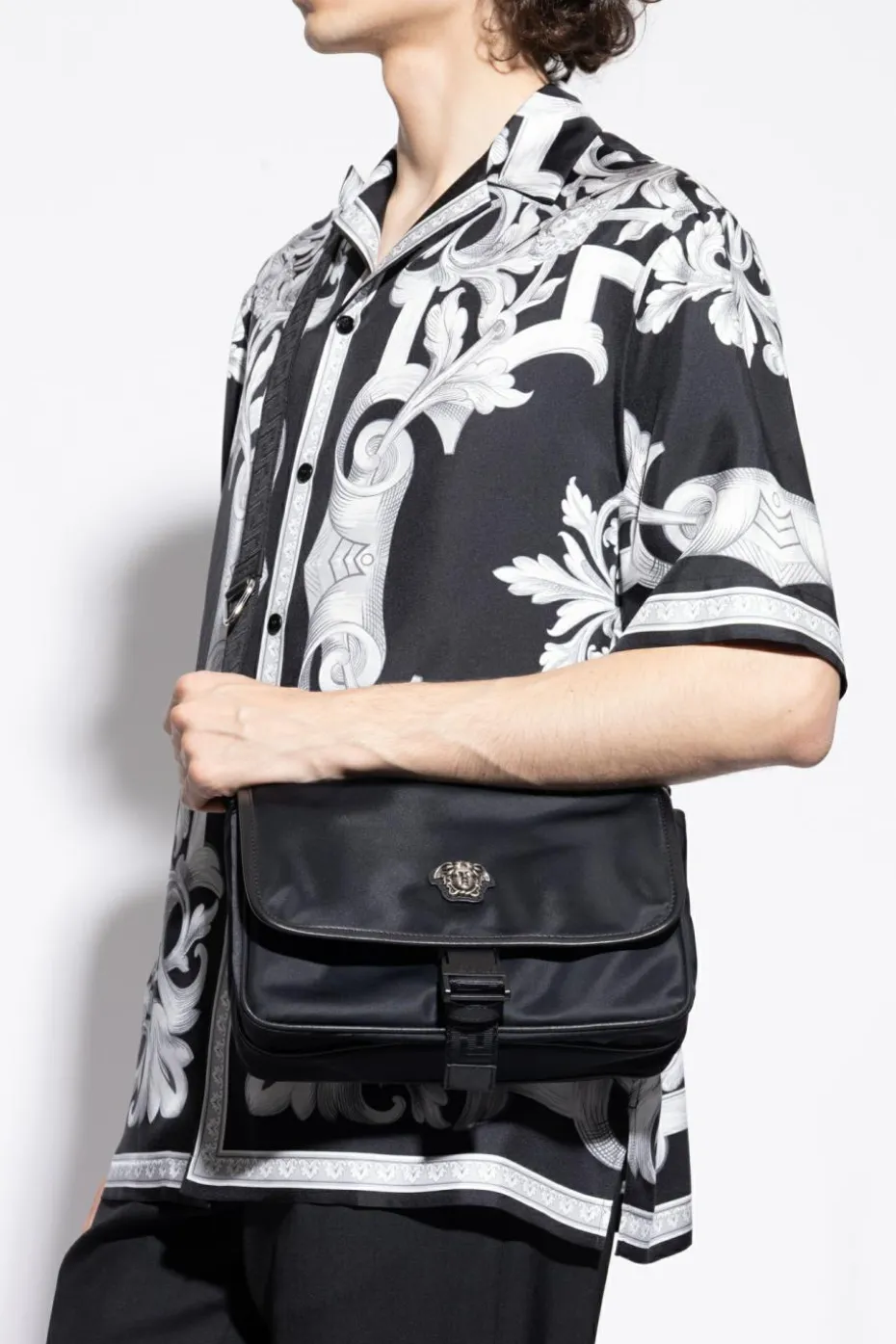 Versace CZARNY Torba na ramię