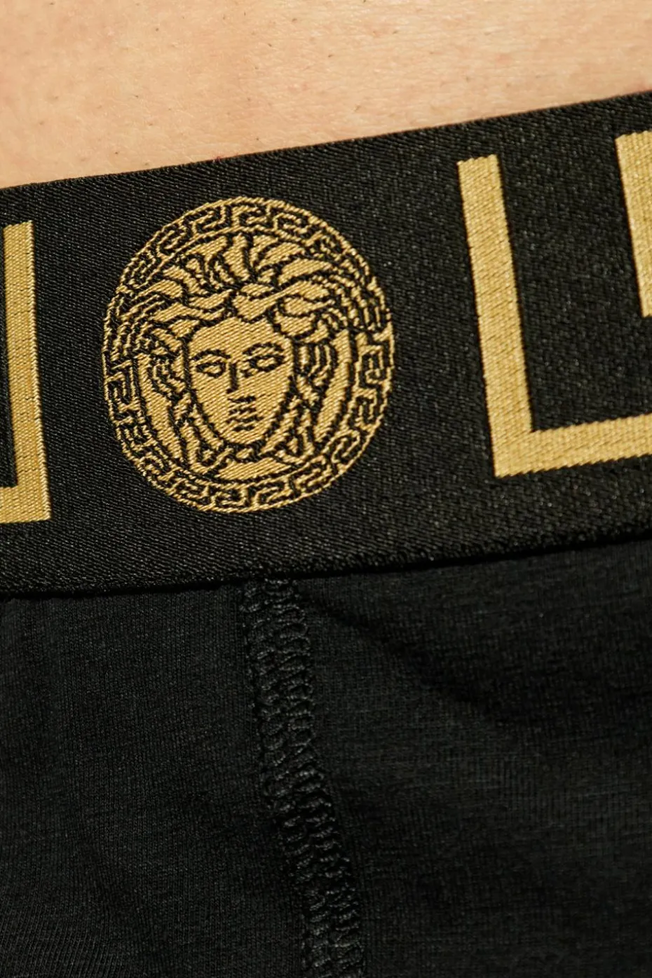 Versace CZARNY Trójpak bokserek