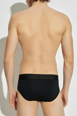 Versace CZARNY Trójpak slipów z logo