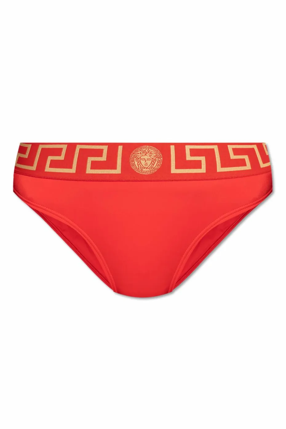 Versace CZERWONY Dół od kostiumu kąpielowego