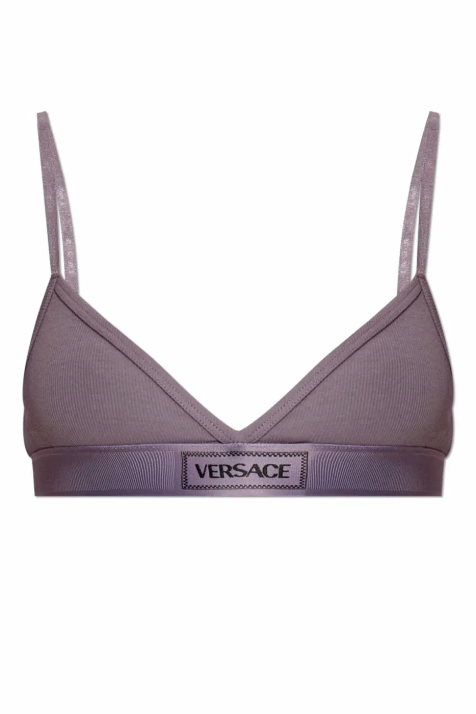 Versace FIOLETOWY Bawełniany biustonosz