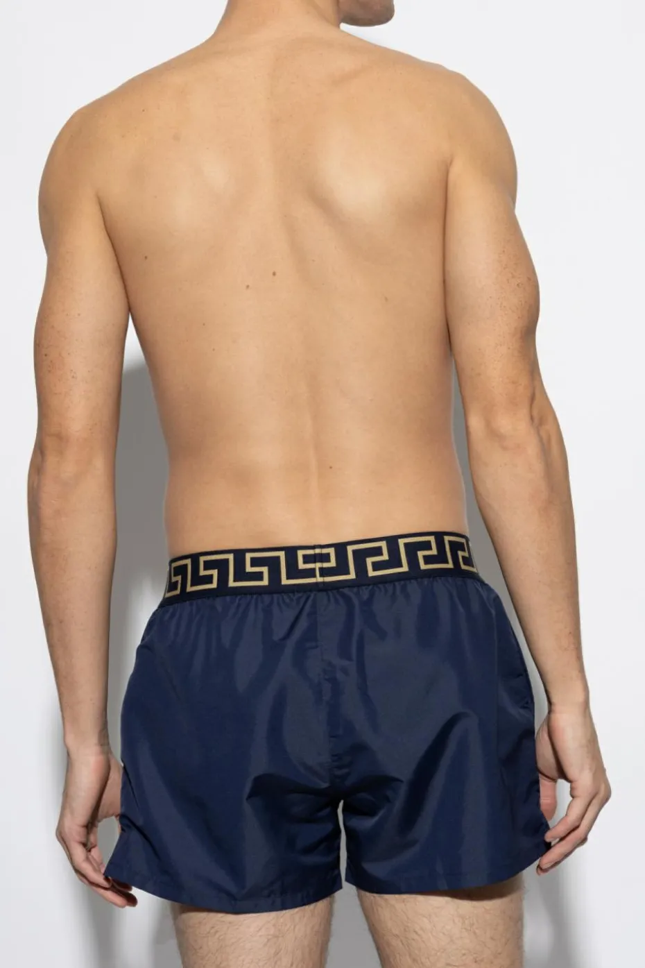 Versace GRANATOWY Szorty kąpielowe