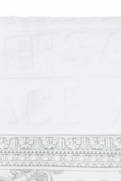Versace Home BIAŁY Bawełniany ręcznik kąpielowy